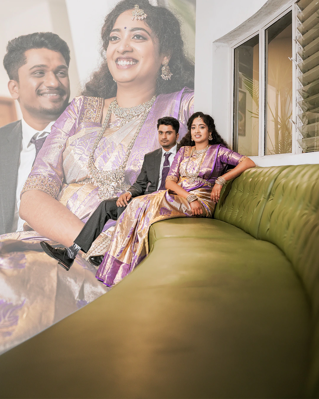 Haripriya & Karthik — wedding reception photographed by Dhruva Captures